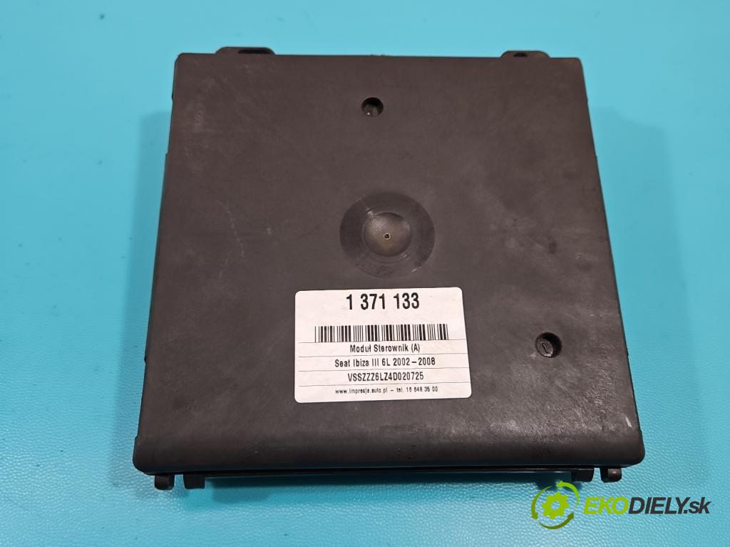 Seat Ibiza III 6L 2002-2008 1.4 16V 75 HP manual 55 kW 1390 cm3 5- riadiaca jednotka ostatné 6Q1937049D