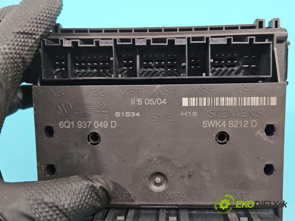 Seat Ibiza III 6L 2002-2008 1.4 16V 75 HP manual 55 kW 1390 cm3 5- riadiaca jednotka ostatné 6Q1937049D