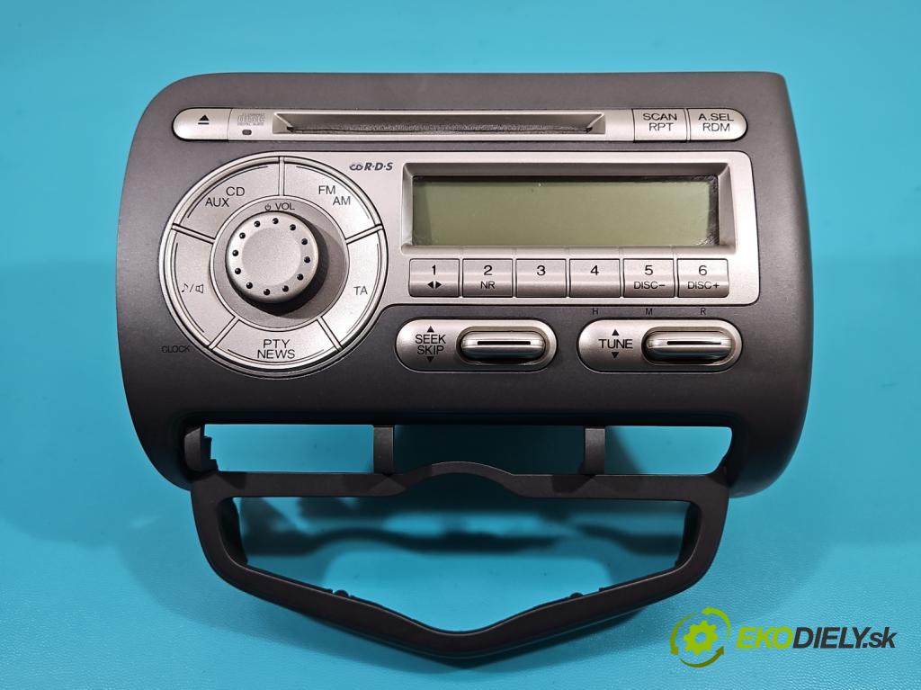 Honda Jazz II 2002-2008 1.3 83 HP automatic 61 kW 1339 cm3 5- Radio originál 39100-SAA-G412N5