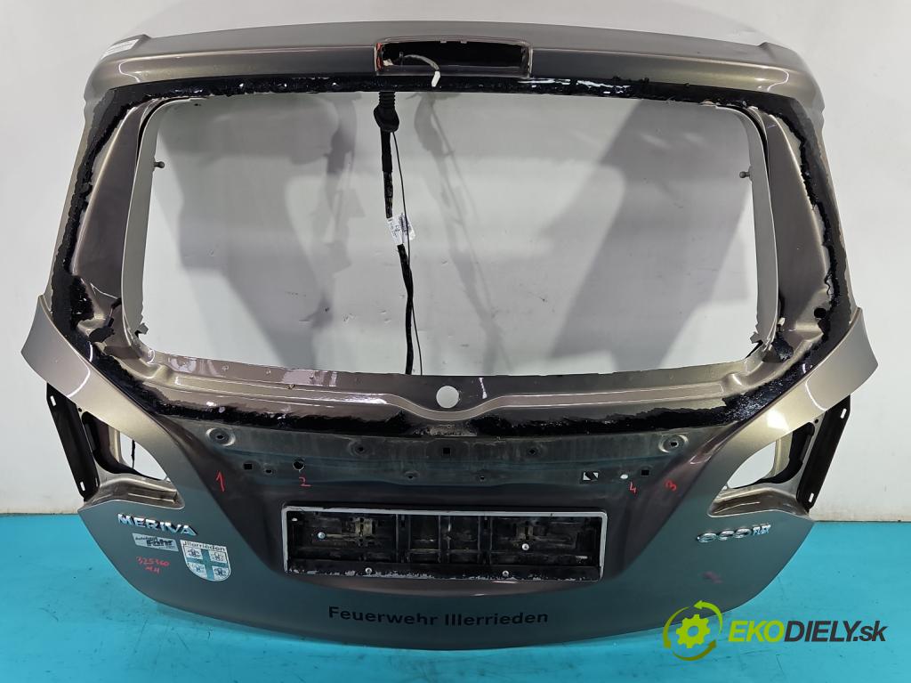 Opel Meriva B 2010-2017 1.4 T 120 hp manual 88 kW 1364 cm3 5- zadní kufrové dveře  (Zadní kapoty)