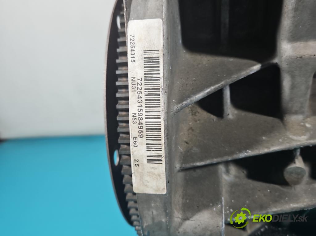 Bmw 5 E60 2003-2010 2.5 R6 N53: 190 hp automatic 140 kW 2497 cm3 5- motor benzín N53B25A