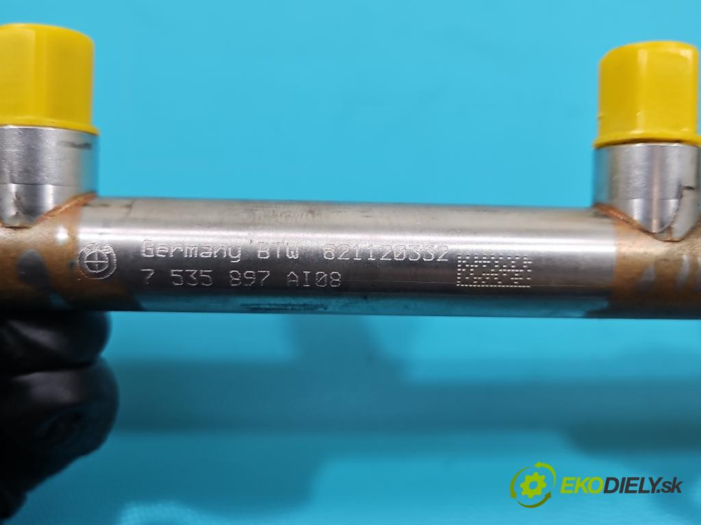 Bmw 5 E60 2003-2010 2.5 R6 N53: 190 HP automatic 140 kW 2497 cm3 5- lišta vstrekovacia 7535897 (Vstrekovacie lišty)