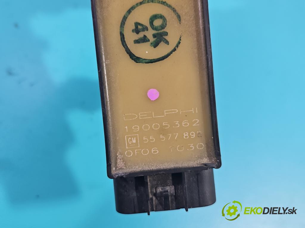 Opel Meriva B 2010-2017 1.4 T 120 HP manual 88 kW 1364 cm3 5- cievka zapaľovacia 55577898 (Zapaľovacie cievky, moduly)