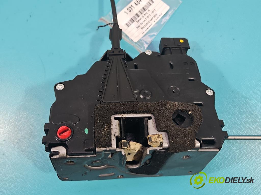 Opel Meriva B 2010-2017 1.4 T 120 hp manual 88 kW 1364 cm3 5- zámek zadní levý 13279836