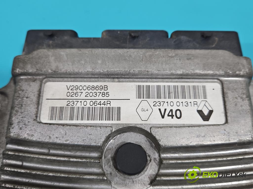Renault Fluence 1.6 16V 110 hp manual 81 kW 1598 cm3 4- řídící jednotka motoru 237100131R