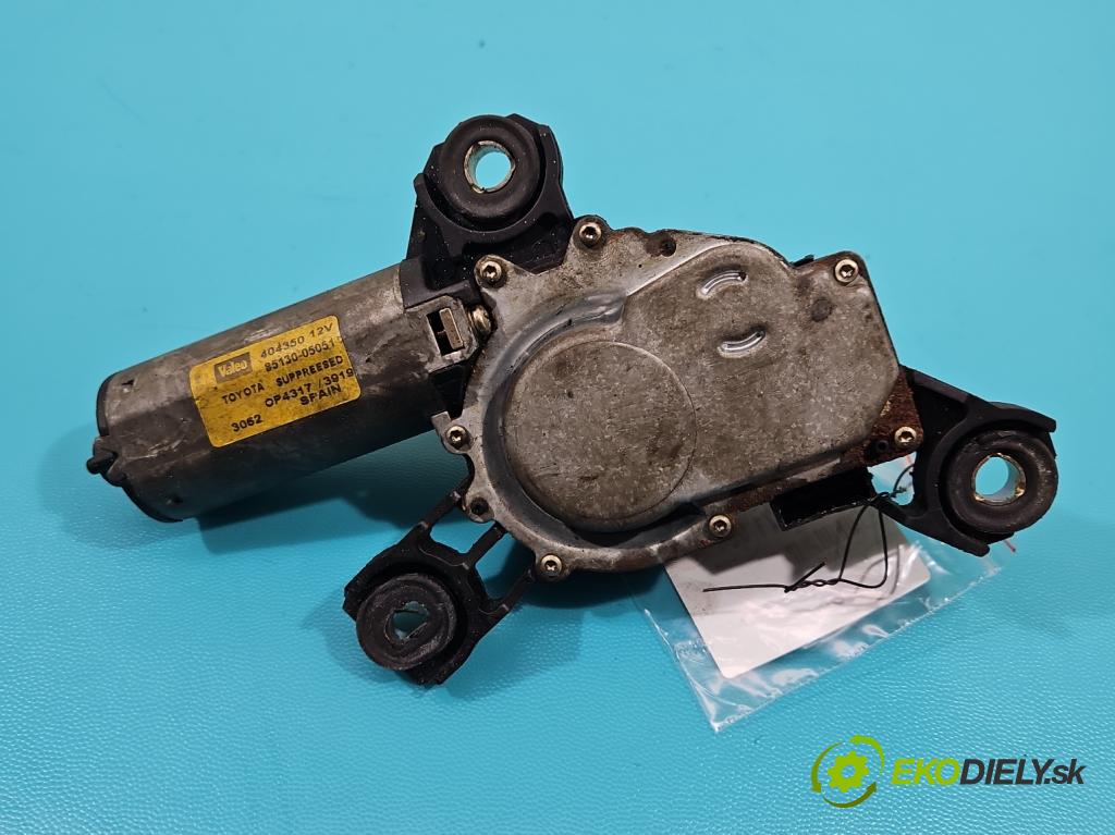 Toyota Avensis I T22 1997-2003 1.6 vvti 110 hp manual 81 kW 1598 cm3 5- motor stěrače zadní 85130-05051