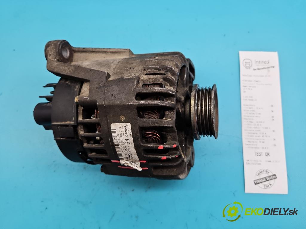 Fiat Panda II 2003-2012 1.1 54 HP manual 40 kW 1108 cm3 5- Alternator 46843093 (Alternátory)