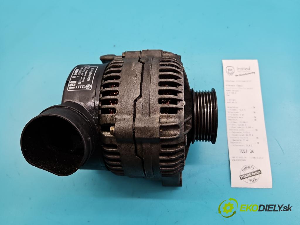 Audi A6 C5 1997-2004 2.4 V6 165 hp automatic 121 kW 2393 cm3 4- Alternator 078903015F (Alternátory)