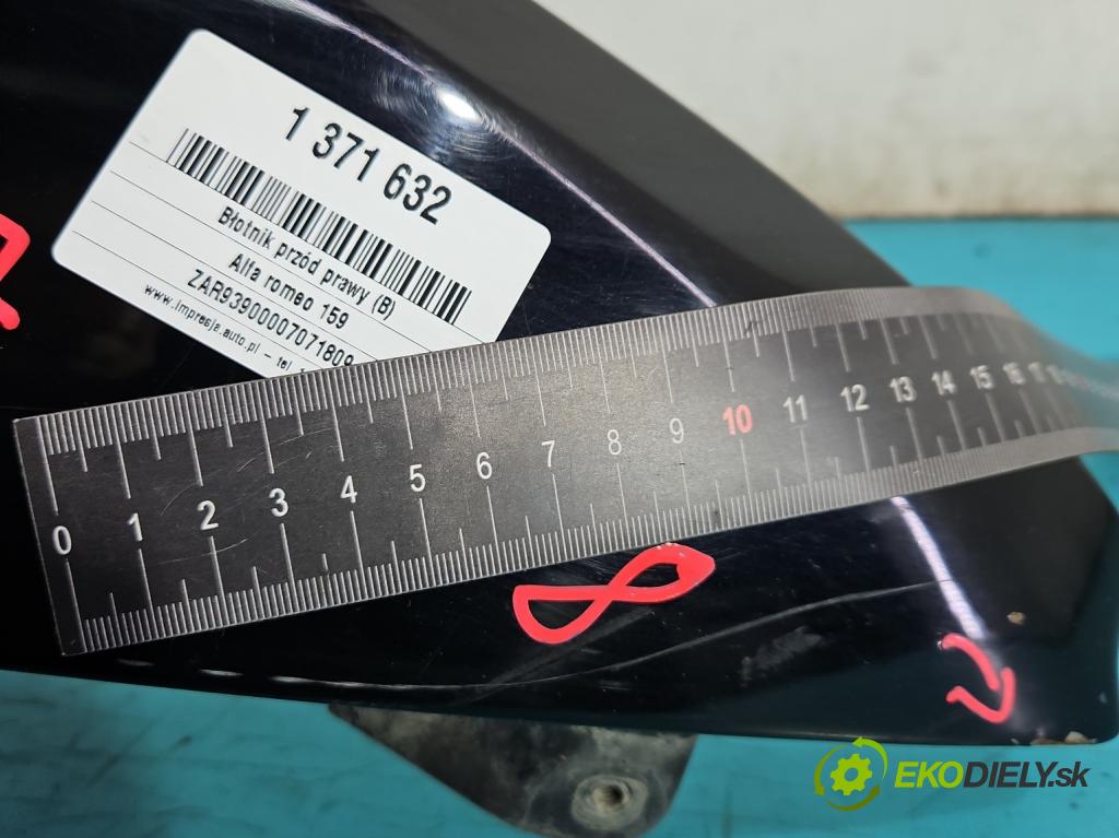 Alfa romeo 159 1.9 jtd 120 hp manual 88 kW 1910 cm3 5- blatnik přední pravý  (Ostatné)