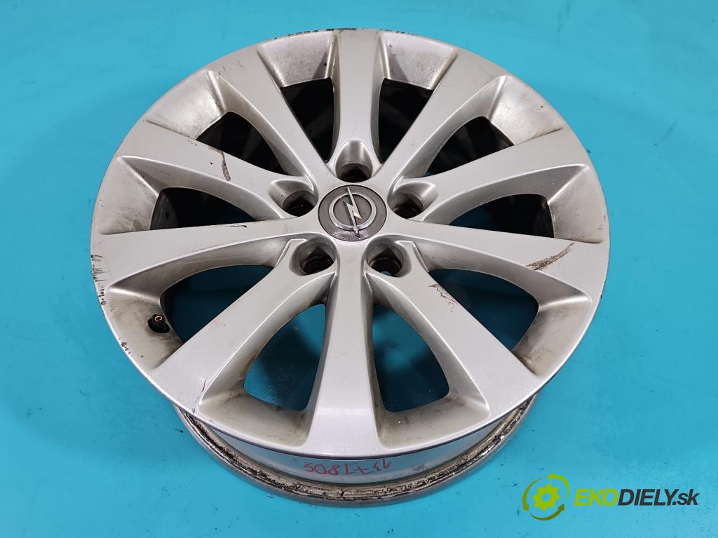 Opel Meriva B 2010-2017 1.4 T 120 hp manual 88 kW 1364 cm3 5- hlinikové disky 13269541