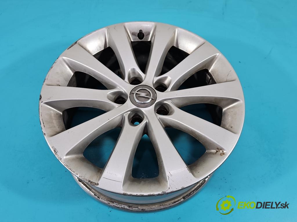 Opel Meriva B 2010-2017 1.4 T 120 hp manual 88 kW 1364 cm3 5- hlinikové disky 13269541