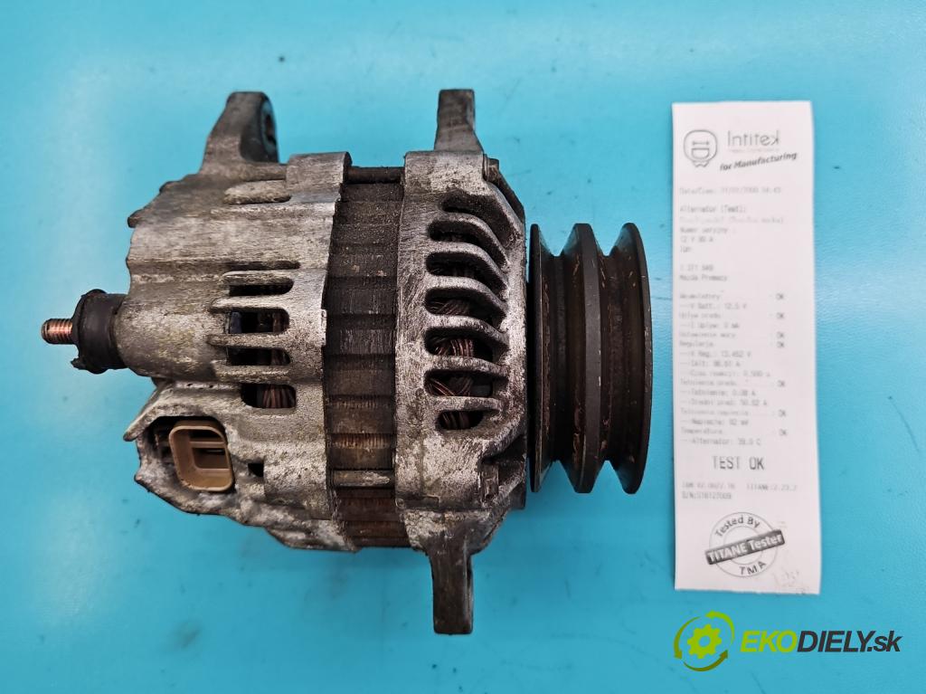 Mazda Premacy 2.0 ditd 101 HP manual 74 kW 1998 cm3 5- Alternator A2TB1298 (Alternátory)
