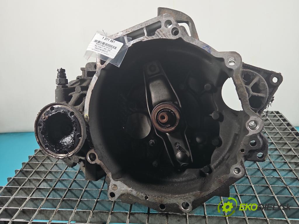 Seat Toledo II 1998-2004 1.9 tdi 110 HP manual 81 kW 1896 cm3 4- prevodovka stupeň,rýchlosť manual EBF