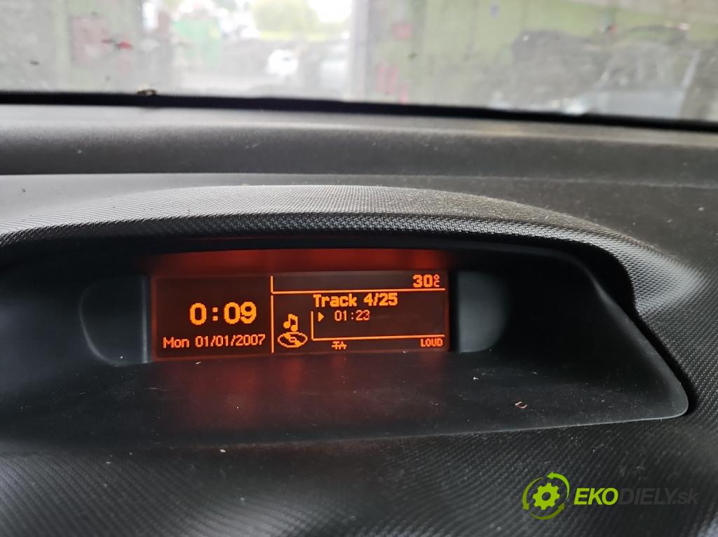 Peugeot 308 I 2007-2013 1.6 16V 120 HP manual 88 kW 1598 cm3 5- Zobrazit: 9665989780 (Prístrojové dosky, displeje)