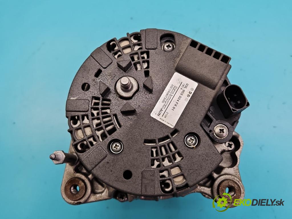 Vw Sharan II 2010-2022 2.0 tdi 170 hp automatic 125 kW 1968 cm3 5- Alternator 03L903024FX (Alternátory)