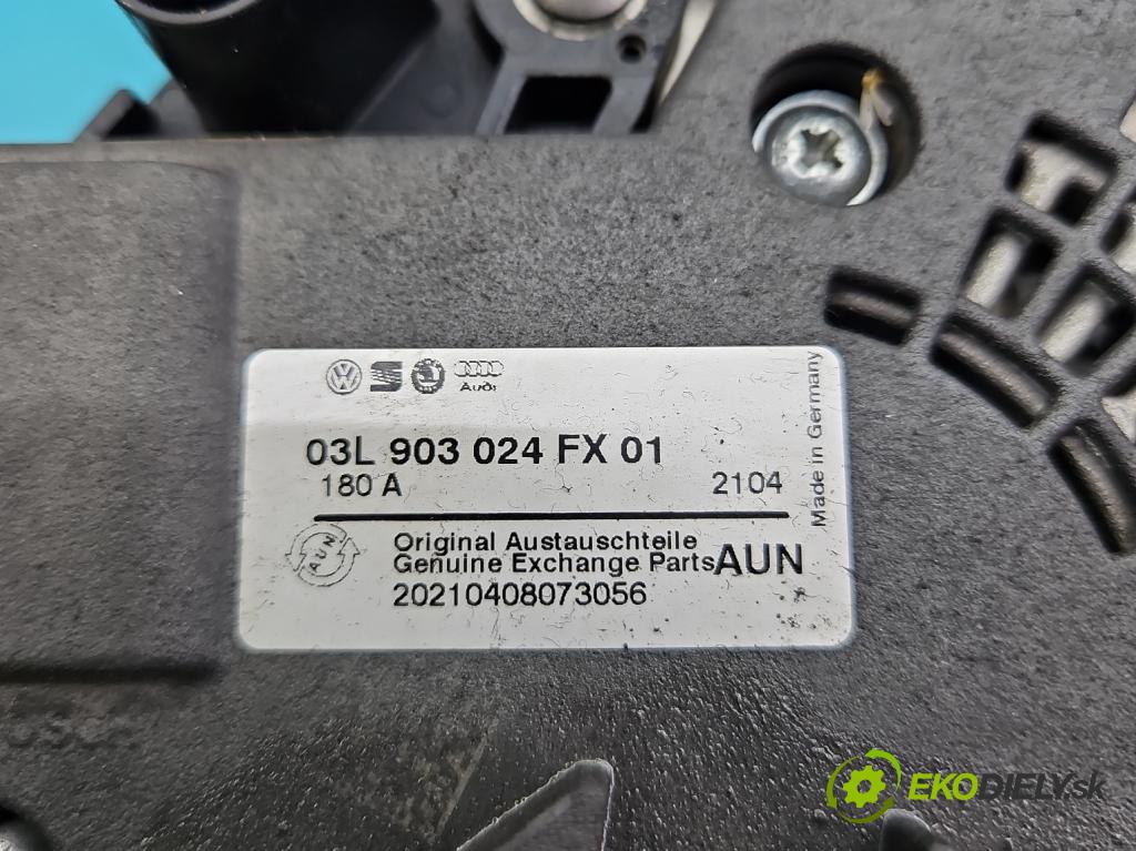 Vw Sharan II 2010-2022 2.0 tdi 170 hp automatic 125 kW 1968 cm3 5- Alternator 03L903024FX (Alternátory)