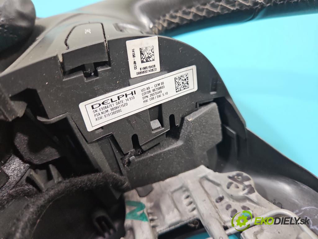 Peugeot 2008 I 2013-2019 1.6 hdi 92 HP manual 68 kW 1560 cm3 5- volant 98084115ZD (Volanty)