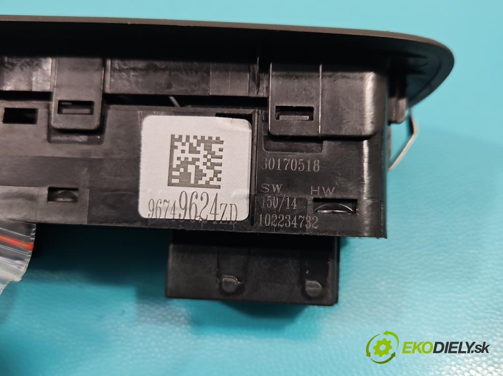 Peugeot 2008 I 2013-2019 1.6 hdi 92 hp manual 68 kW 1560 cm3 5- Přepínač oken zpětných zrcátek 96749624ZD