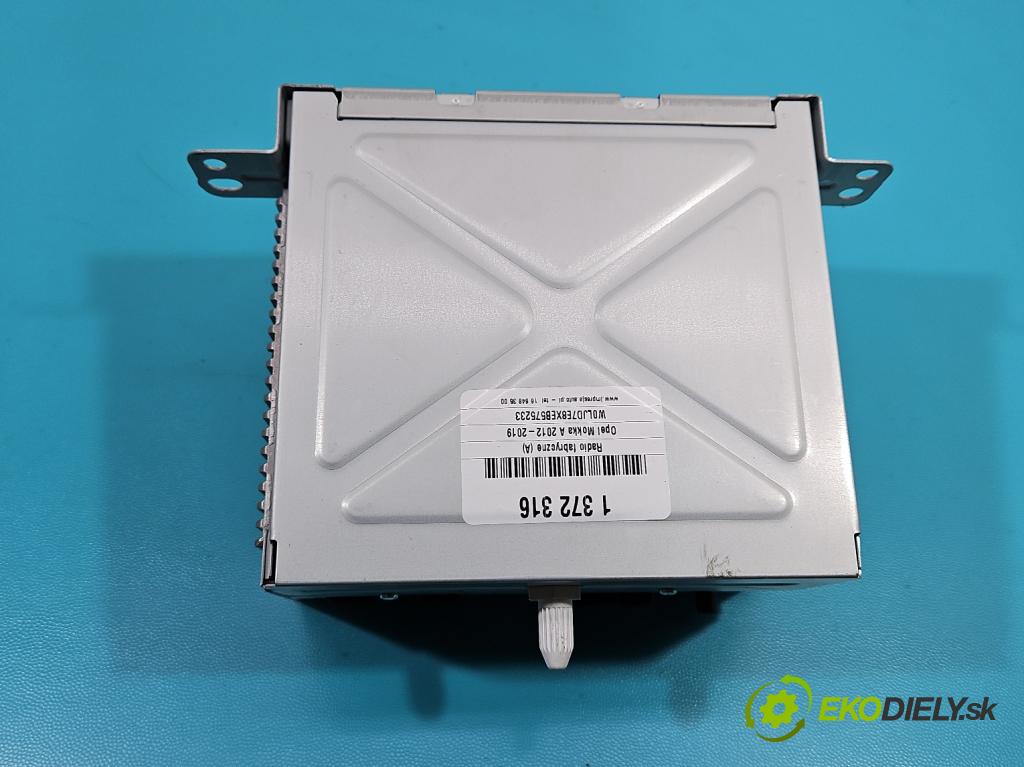 Opel Mokka A 2012-2019 1.4 T 140 HP automatic 103 kW 1364 cm3 5- Radio originál 23210484
