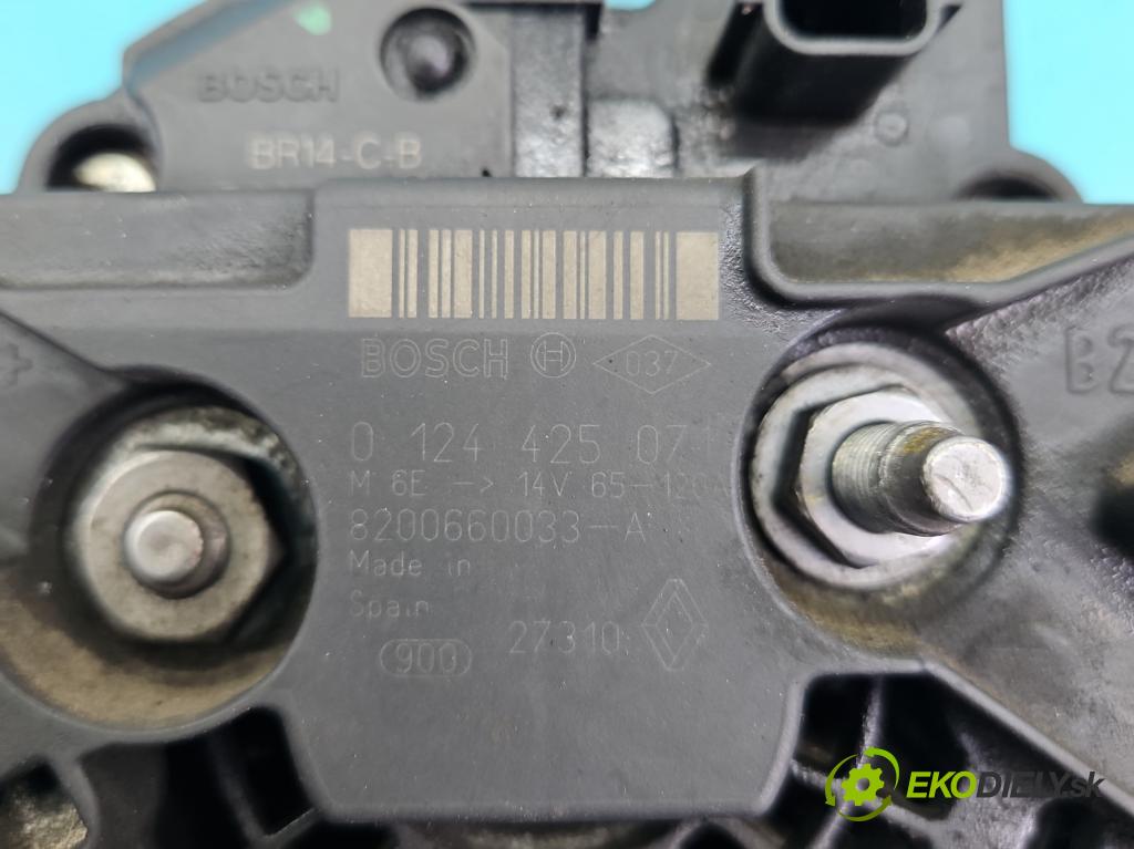 Renault Fluence 1.6 16V 110 HP manual 81 kW 1598 cm3 4- Alternator 8200660033 (Alternátory)