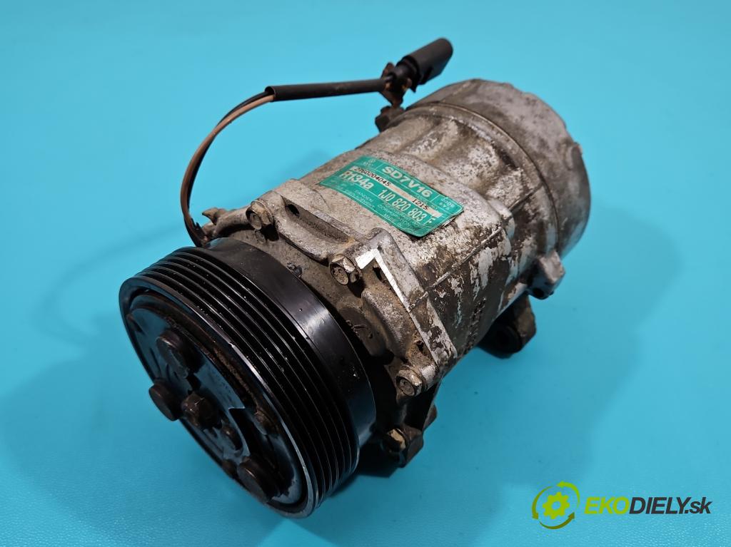 Vw Golf IV 1997-2003 1.6 16V 105 hp manual 77 kW 1598 cm3 5- Kompresor: klíma 1J0820803F (Kompresory)