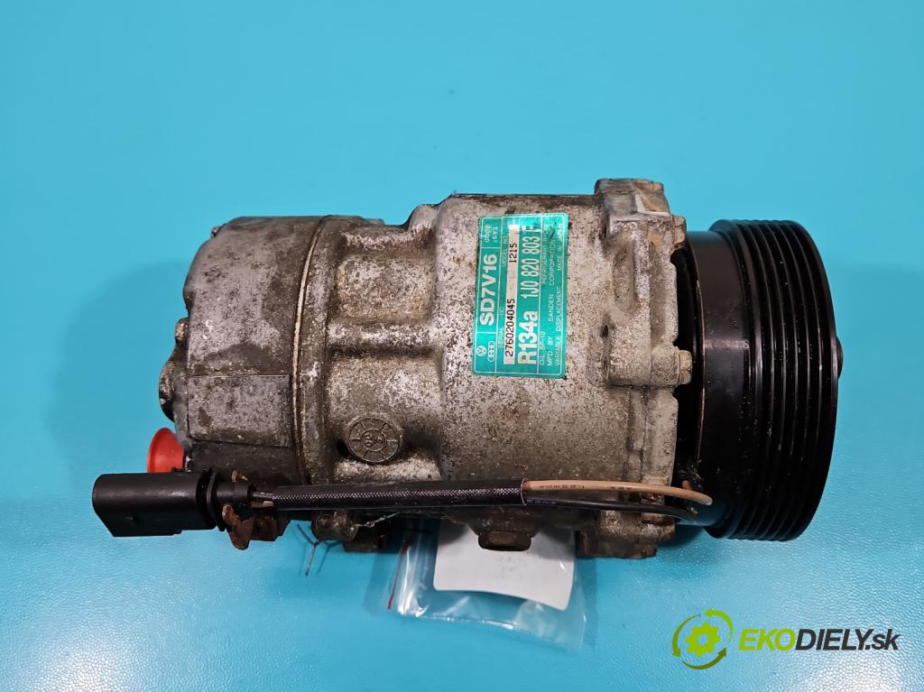 Vw Golf IV 1997-2003 1.6 16V 105 hp manual 77 kW 1598 cm3 5- Kompresor: klíma 1J0820803F (Kompresory)