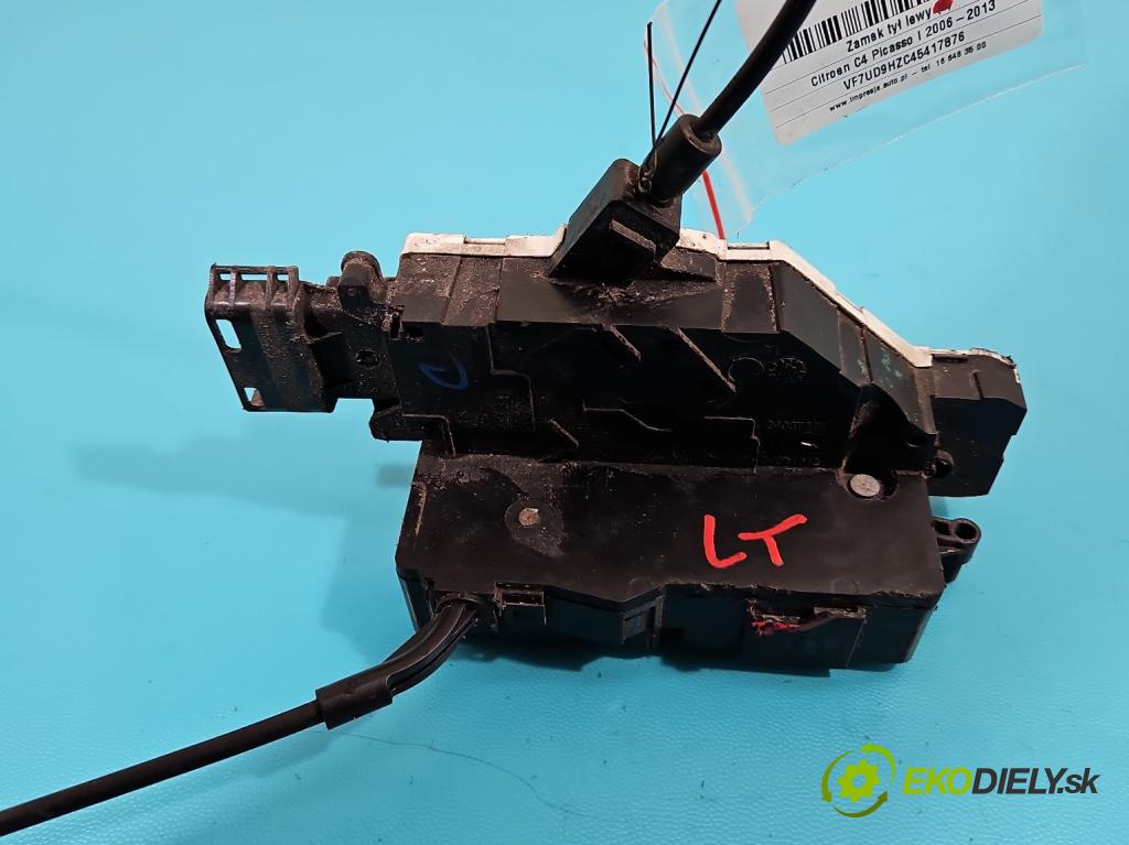 Citroen C4 Picasso I 2006-2013 1.6 hdi 109 hp manual 80 kW 1560 cm3 5- zámek zadní levý 24090158