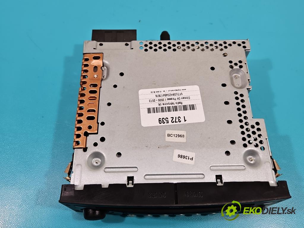 Citroen C4 Picasso I 2006-2013 1.6 hdi 109 HP manual 80 kW 1560 cm3 5- Radio originál 96646223XT