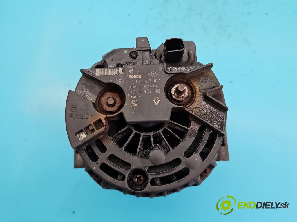 Renault Clio II 1998-2012 1.4 16V 98 hp manual 72 kW 1390 cm3 3- Alternator 7700434900 (Alternátory)