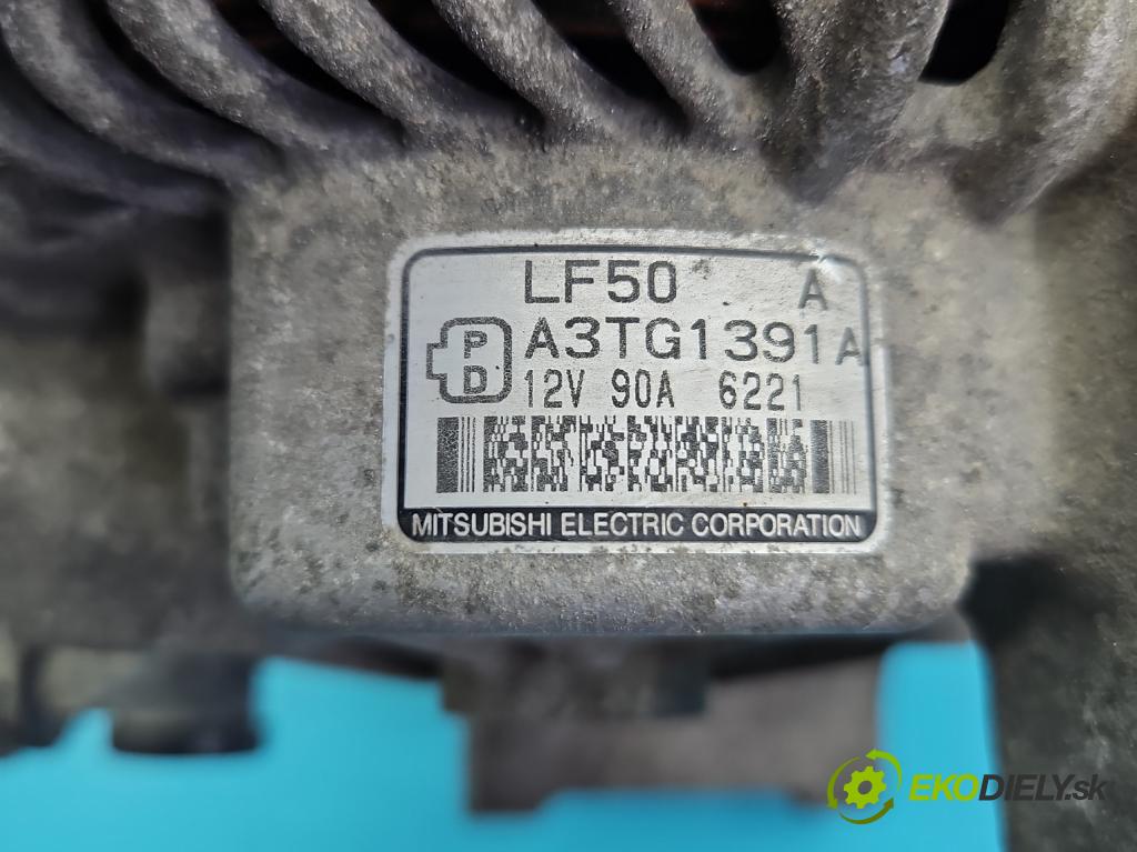 Mazda 5  2005-2010 2.0 16V 145 HP manual 107 kW 1999 cm3 5- Alternator A3TG1391A (Alternátory)