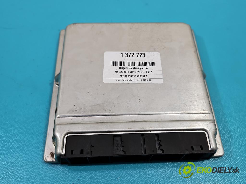 Mercedes C W203 2000-2007 2.0 kompressor 163 hp manual 120 kW 1998 cm3 4- řídící jednotka motoru A0001532579