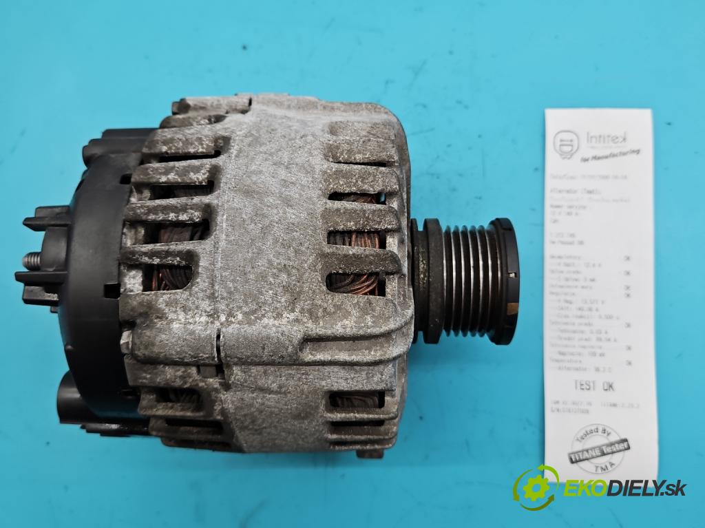 Vw Passat B8 2014 - 2.0 tdi 150 hp automatic 110 kW 1968 cm3 5- Alternator 03L903023L (Alternátory)