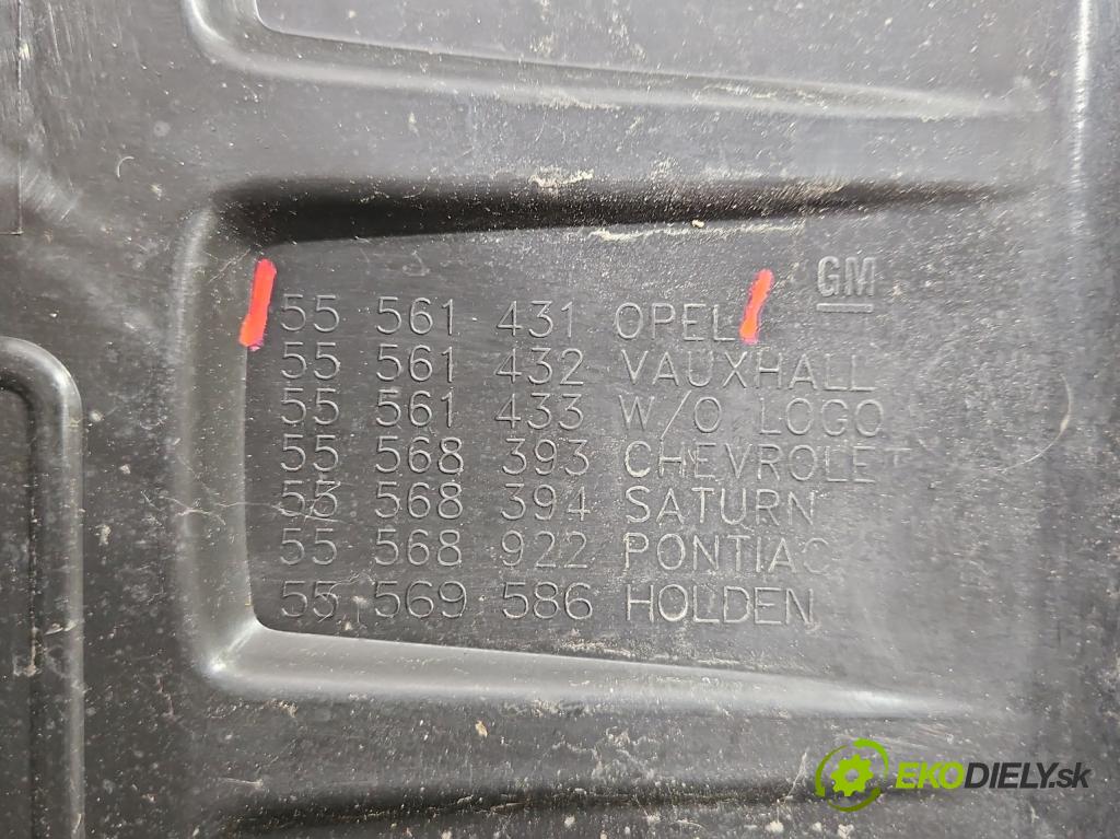 Opel Mokka A 2012-2019 1.4 T 140 HP automatic 103 kW 1364 cm3 5- kryt motora horní: 55561431