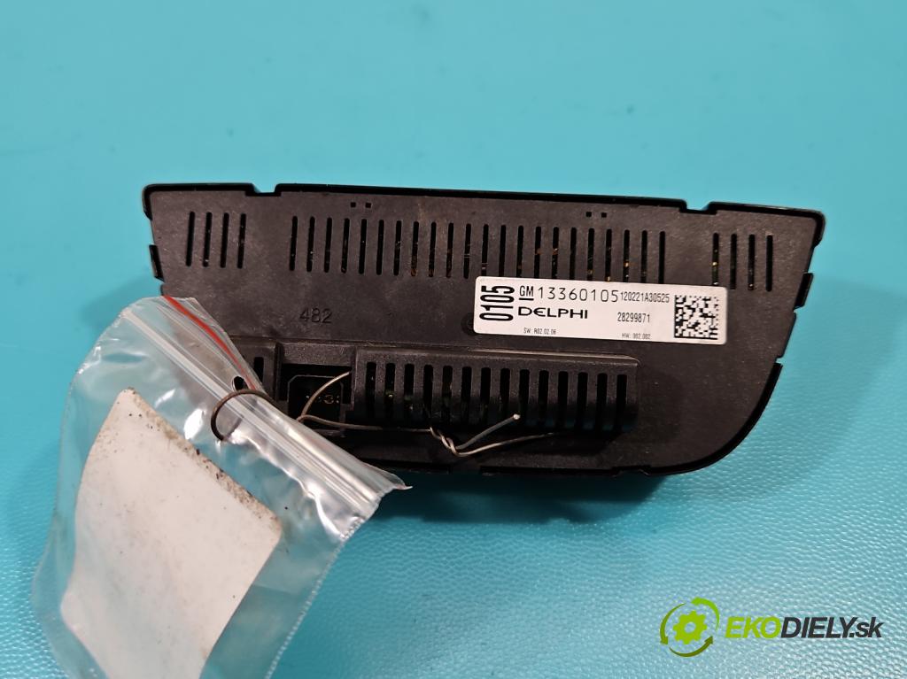 Opel Astra IV 2009-2015 1.4 16V 101 HP manual 74 kW 1398 cm3 5- panel kúrenia 13360105