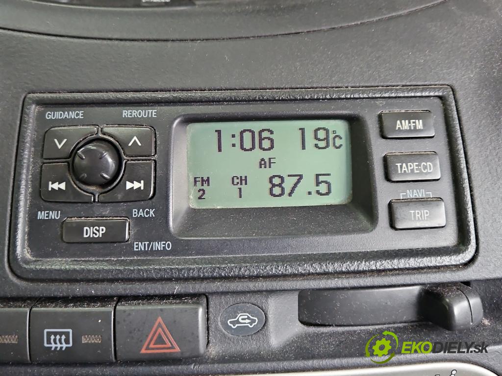Toyota Yaris I 1999-2005 1.4 D4D 75 HP manual 55 kW 1364 cm3 3- Radio originál 86110-52140