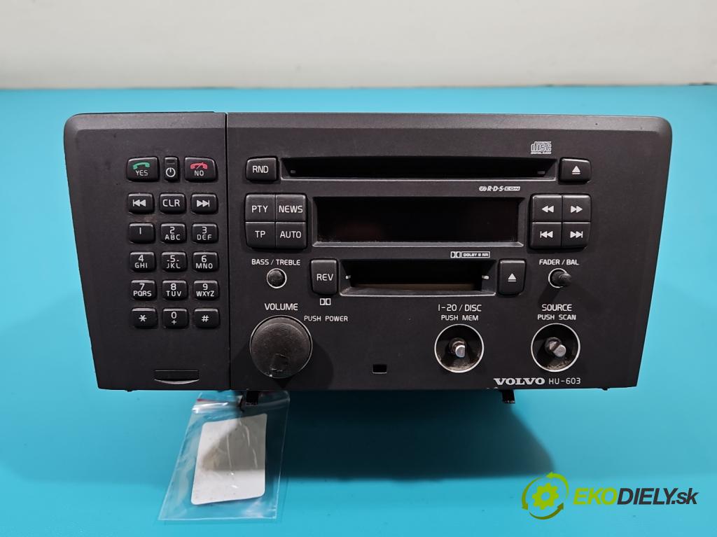 Volvo V70 II 1999-2007 2.4 D5 163 HP manual 120 kW 2401 cm3 5- Radio originál 8651749