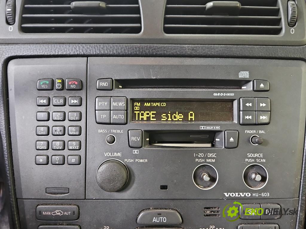 Volvo V70 II 1999-2007 2.4 D5 163 HP manual 120 kW 2401 cm3 5- Radio originál 8651749