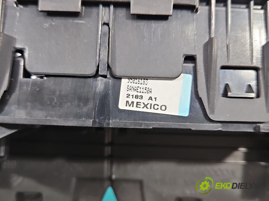 Opel Mokka A 2012-2019 1.4 T 140 HP automatic 103 kW 1364 cm3 5- Mřížka: kúrenia stredová 95316390 (Mriežky kúrenia (fukáre))