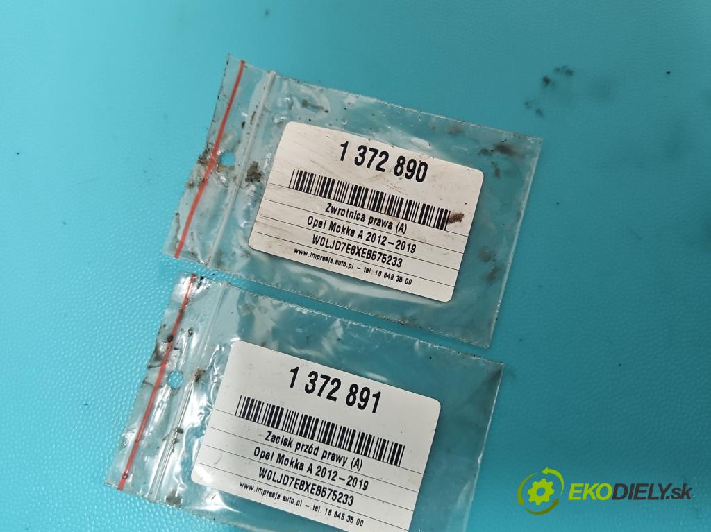 Opel Mokka A 2012-2019 1.4 T 140 HP automatic 103 kW 1364 cm3 5- náboj pravé (Náboje)