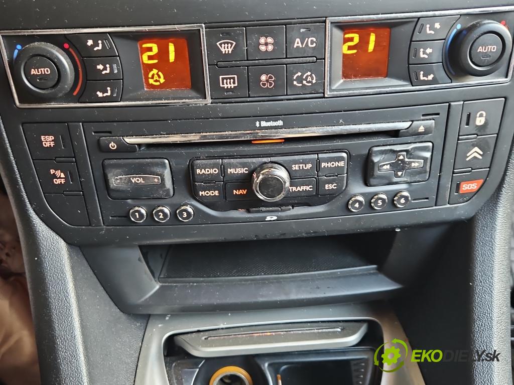 Citroen C5 II 2008-2017 2.0 hdi 163 HP manual 120 kW 1997 cm3 5- Radio originál 96751717ZD