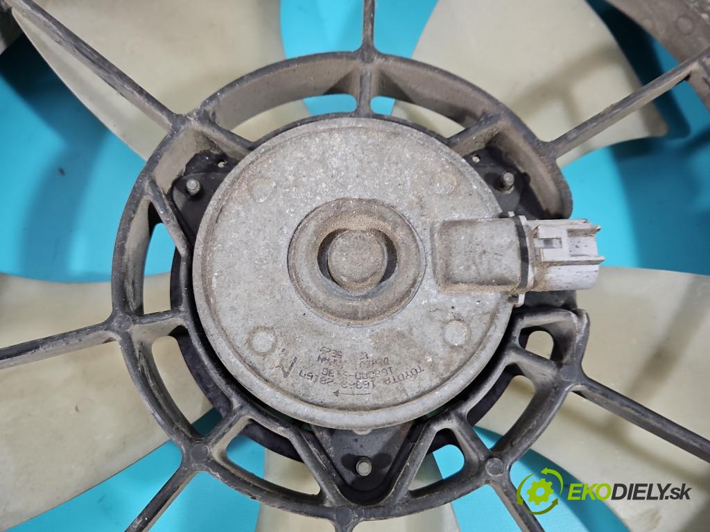 Toyota Yaris I 1999-2005 1.4 D4D 75 HP manual 55 kW 1364 cm3 3- Ventilátor chladiča