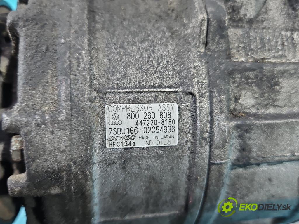 Vw Passat B5 1995-2005 2.0 8V 116 hp manual 85 kW 1984 cm3 4- Kompresor: klíma 8D0260808 (Kompresory)