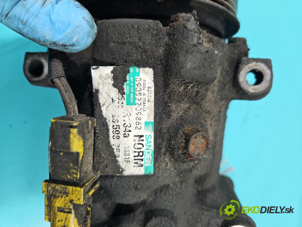 Citroen C4 Picasso I 2006-2013 1.6 hdi 109 hp manual 80 kW 1560 cm3 5- Kompresor: klíma 9659875880 (Kompresory)