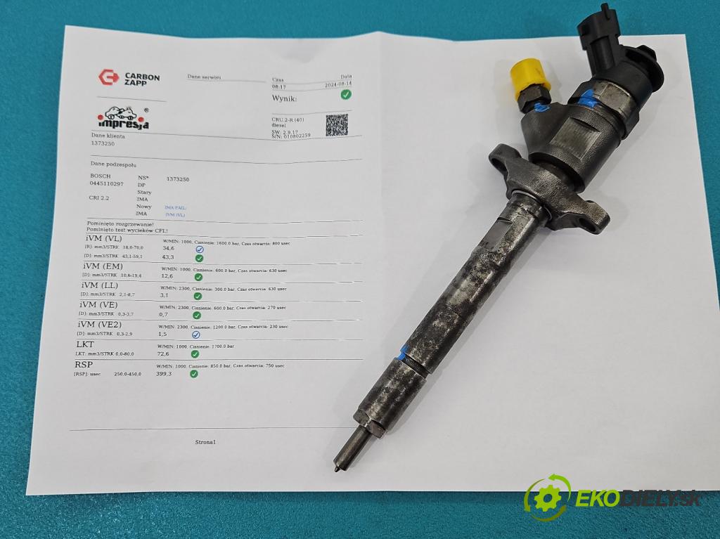 Citroen C4 Picasso I 2006-2013 1.6 hdi 109 HP manual 80 kW 1560 cm3 5- vstrek 0445110297 (Vstrekovače)