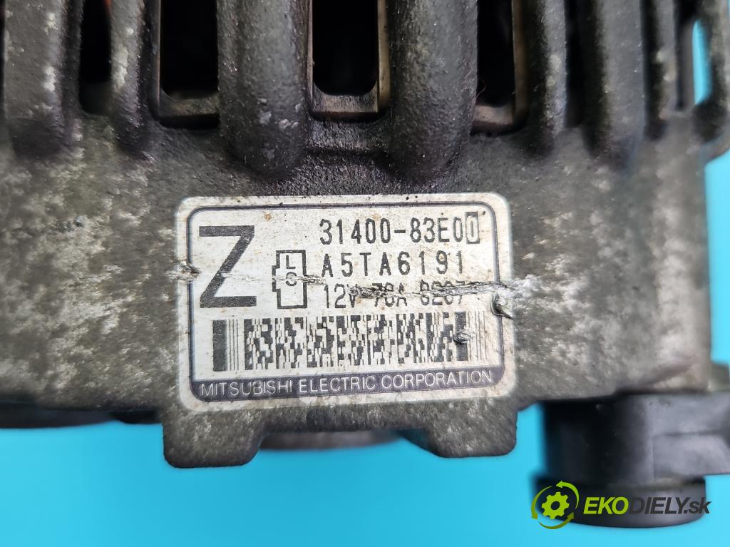 Suzuki Wagon R+ 1.3 76 HP manual 56 kW 1298 cm3 5- Alternator 31400-83E00 (Alternátory)