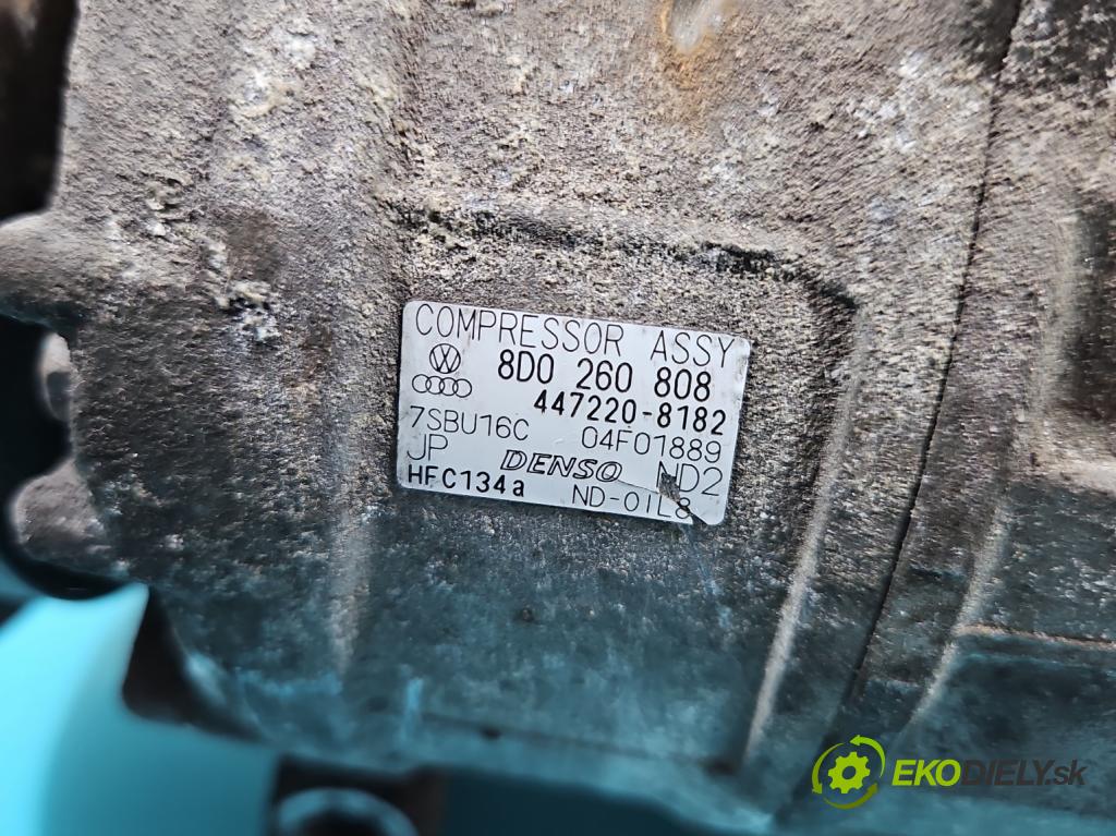 Vw Passat B5 1995-2005 1.9 tdi 131 hp manual 96 kW 1896 cm3 5- Kompresor: klíma 8D0260808 (Kompresory)