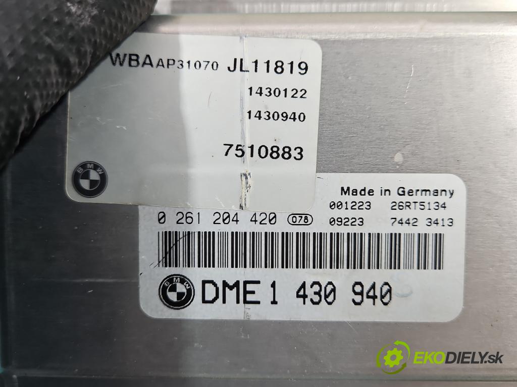 Bmw 3 E46 1998-2007 1.9 118 hp manual 87 kW 1895 cm3 5- řídící jednotka motoru 0261204420