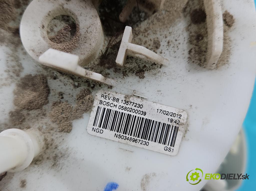 Opel Astra IV 2009-2015 1.4 16V 101 hp manual 74 kW 1398 cm3 5- čerpadlo paliva 13577230