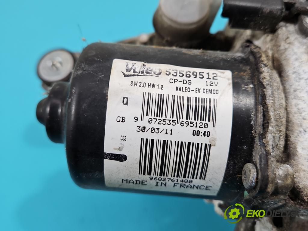 Citroen C5 II 2008-2017 2.0 hdi 163 hp manual 120 kW 1997 cm3 5- motor stěračů přední 9682761480