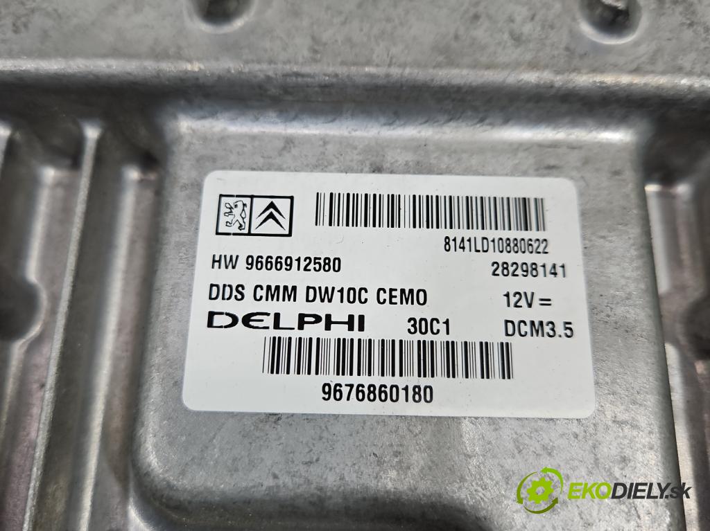 Citroen C5 II 2008-2017 2.0 hdi 163 hp manual 120 kW 1997 cm3 5- řídící jednotka motoru 9666912580